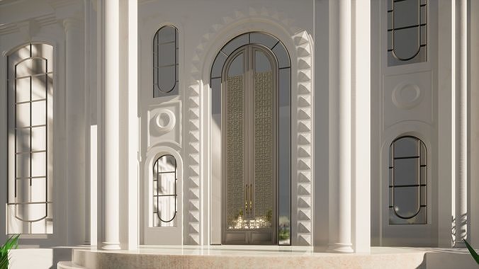 Palatial Grandeur Mansion   3D model 5