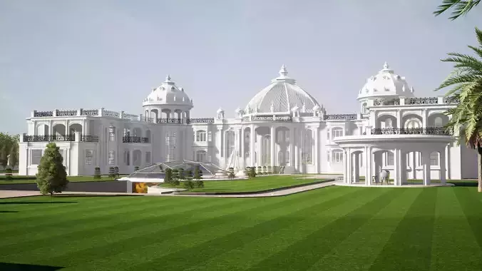 Palatial Grandeur Mansion   3D model
