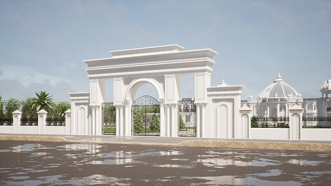 Palatial Grandeur Mansion   3D model 6