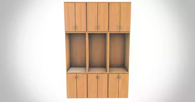 wooden cabinets