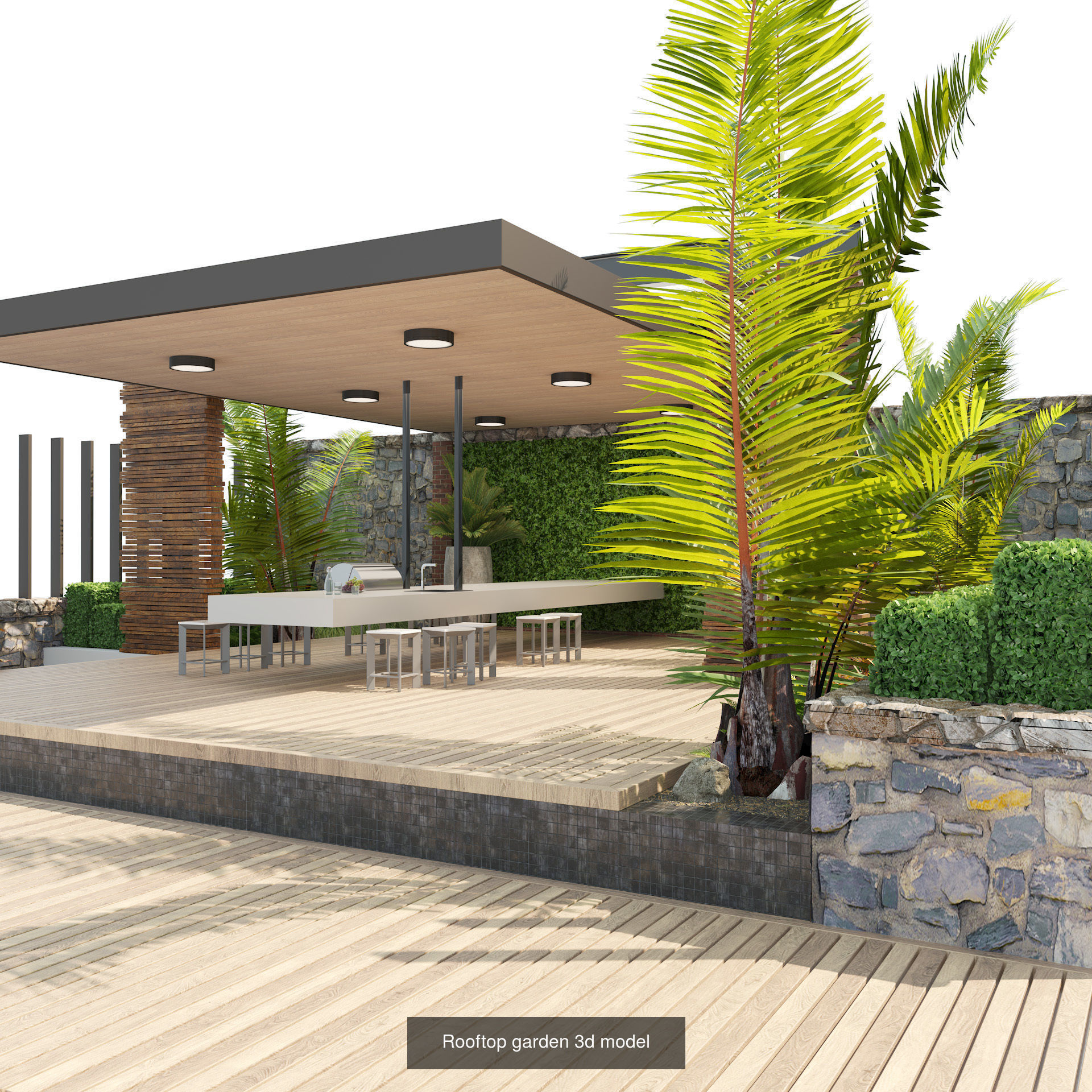 39 High-Quality Landscape Design Assets 3D Model Collection_57