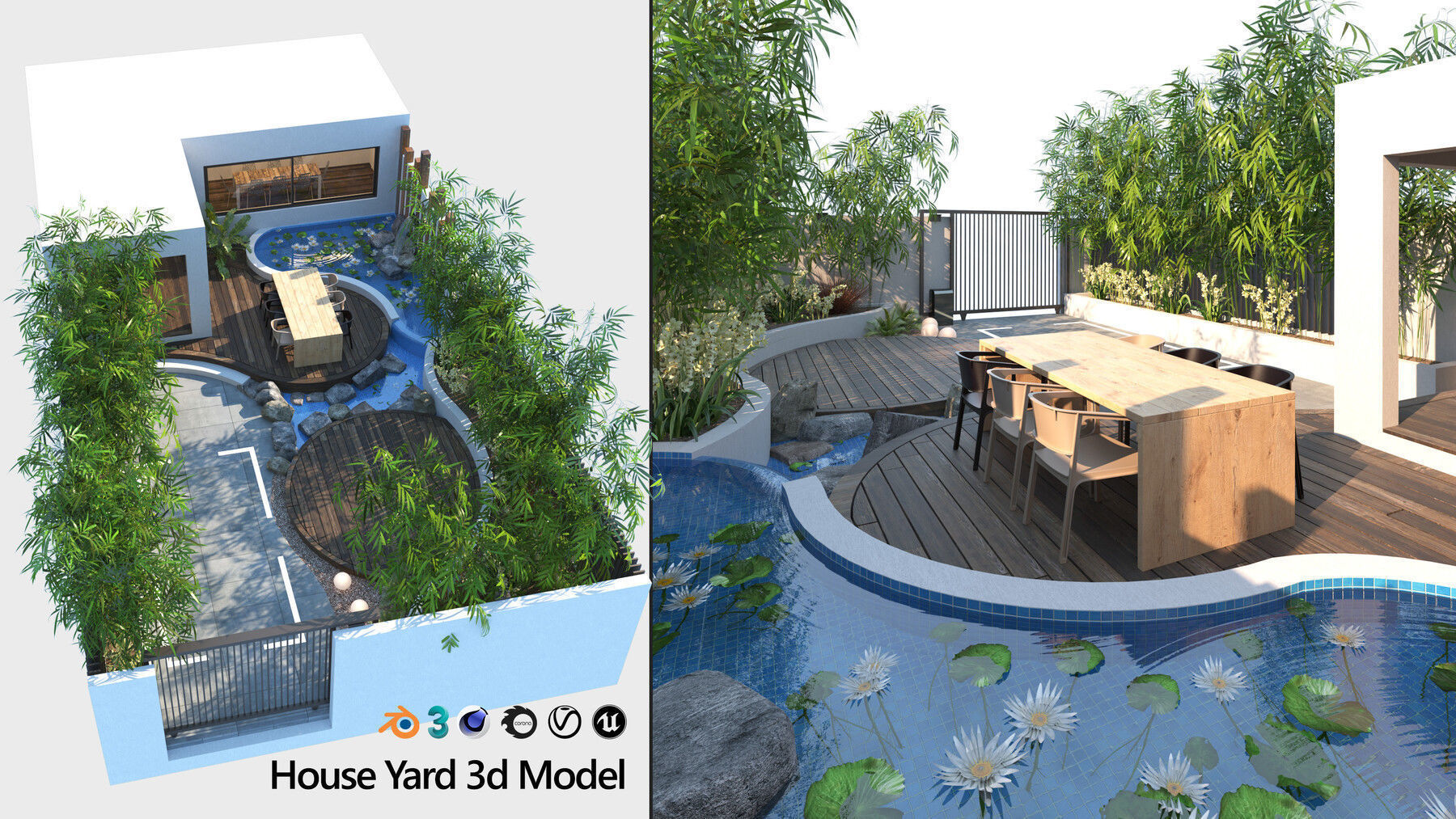 39 High-Quality Landscape Design Assets 3D Model Collection_80