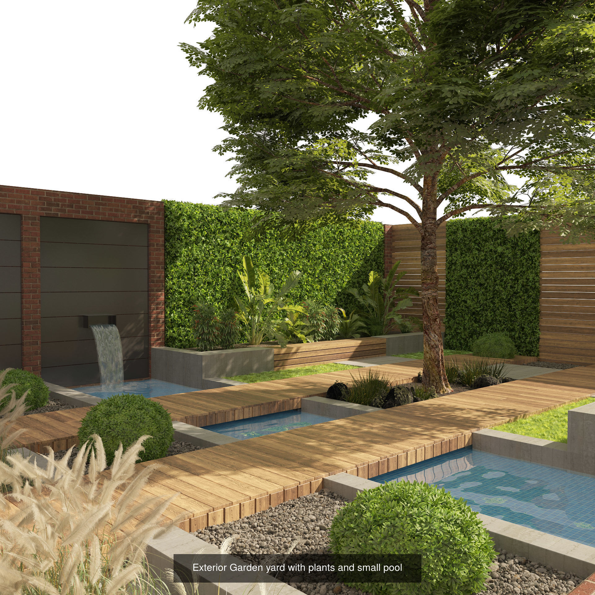 39 High-Quality Landscape Design Assets 3D Model Collection_29