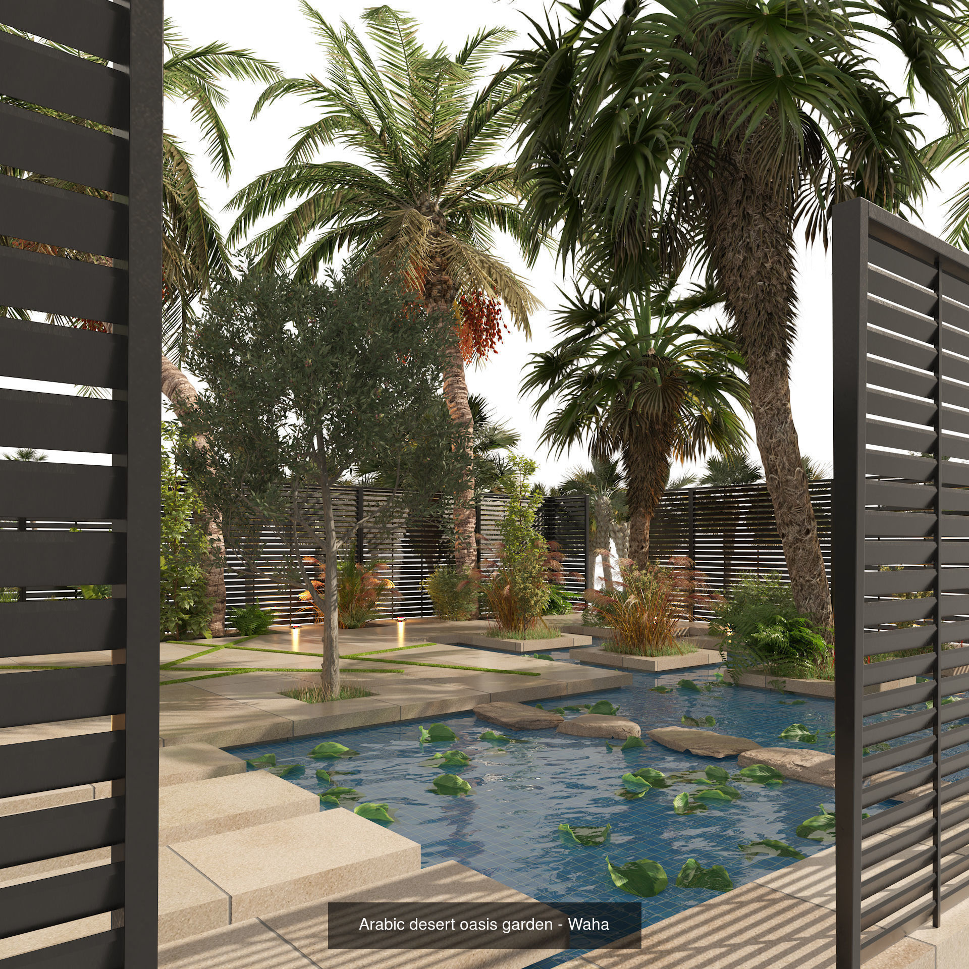 39 High-Quality Landscape Design Assets 3D Model Collection_35