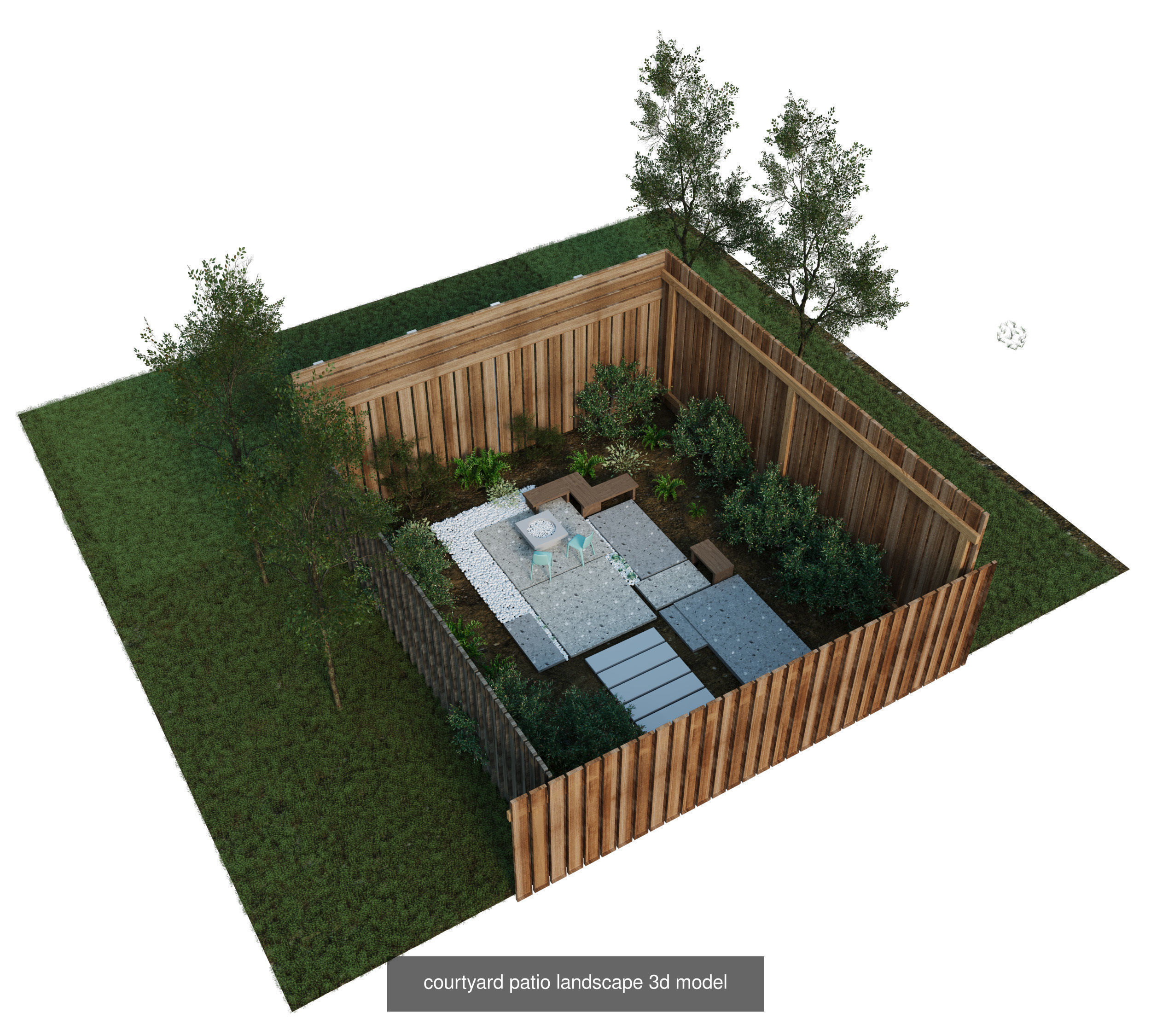 39 High-Quality Landscape Design Assets 3D Model Collection_75