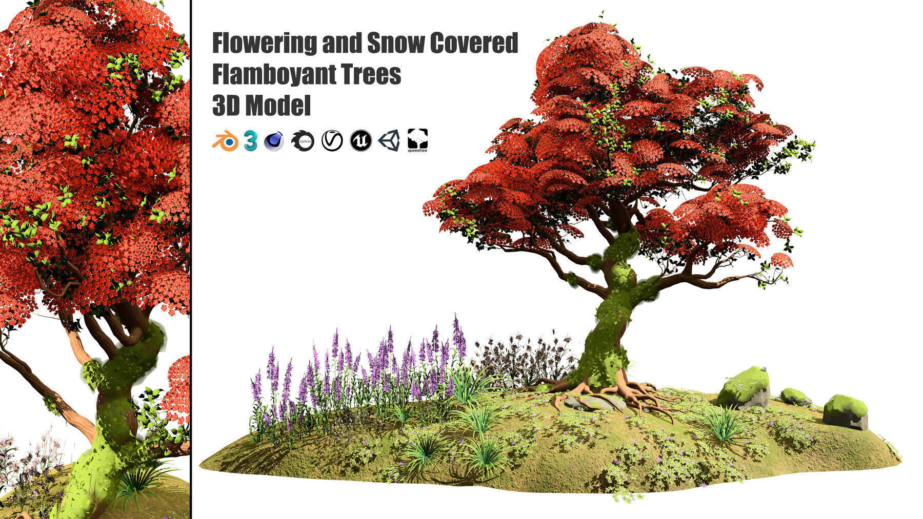 39 High-Quality Landscape Design Assets 3D Model Collection_90