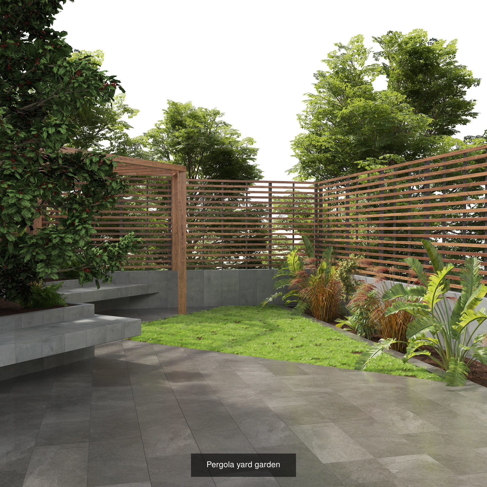 39 High-Quality Landscape Design Assets 3D Model Collection_39