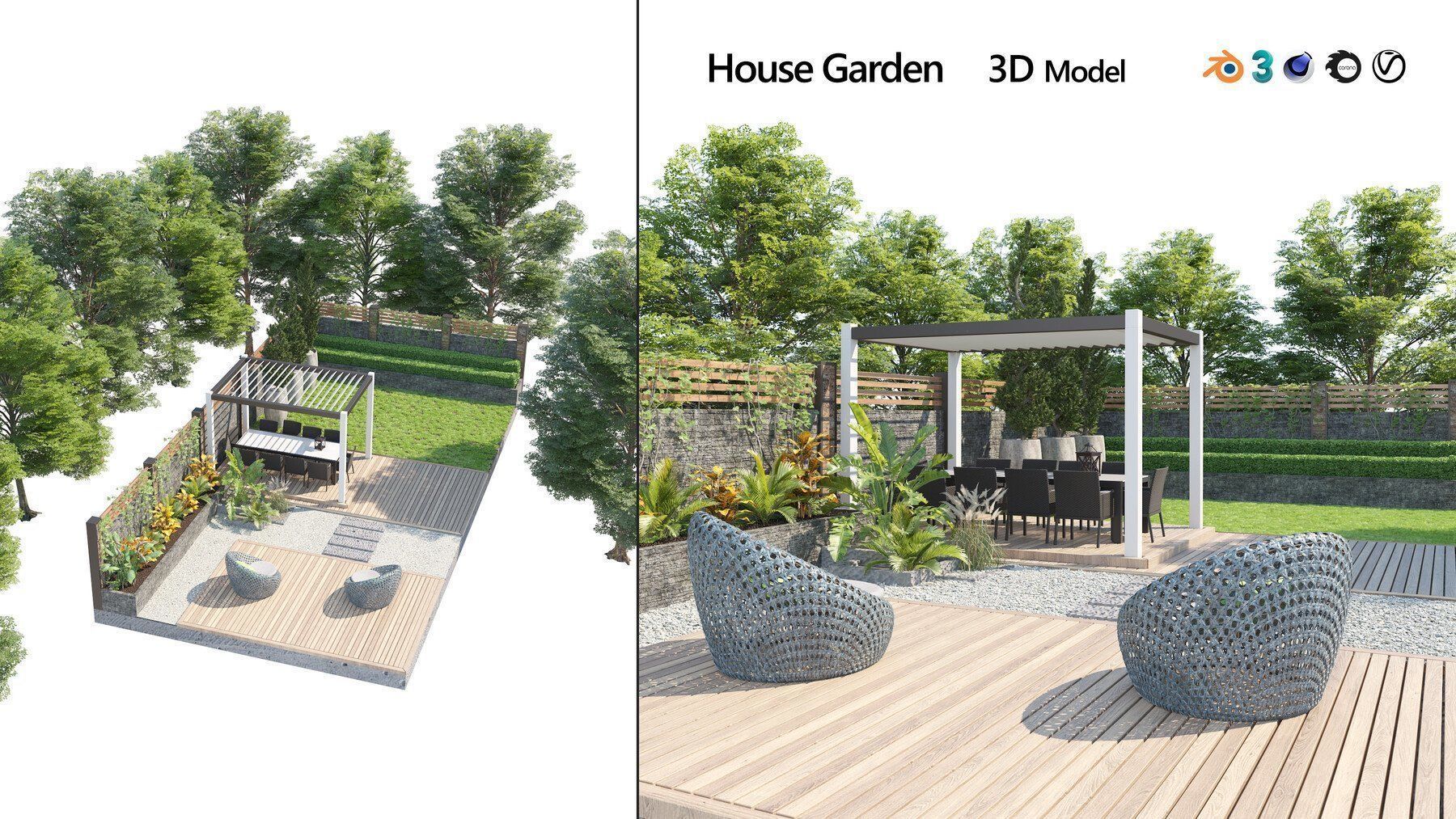 39 High-Quality Landscape Design Assets 3D Model Collection_32
