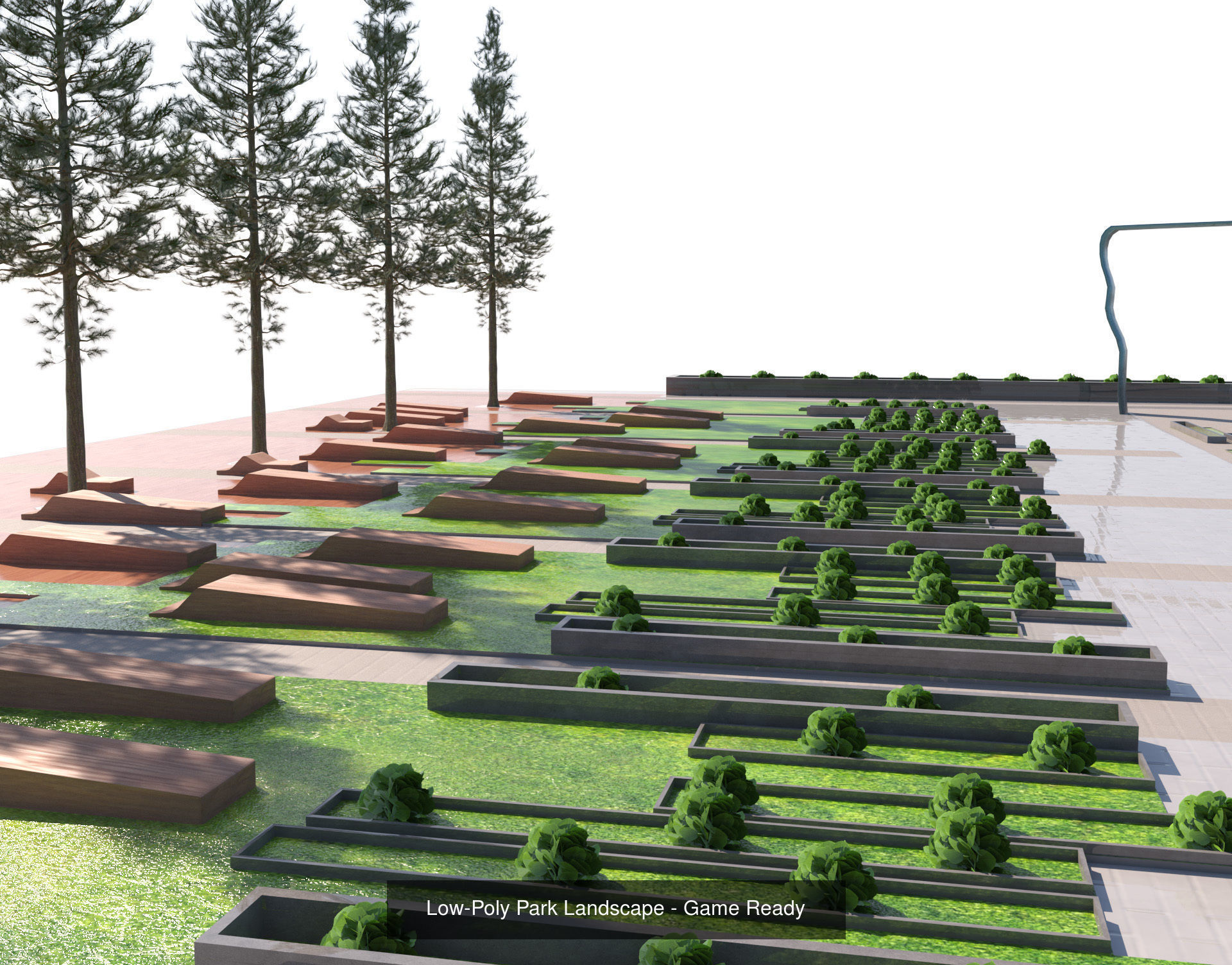 39 High-Quality Landscape Design Assets 3D Model Collection_99