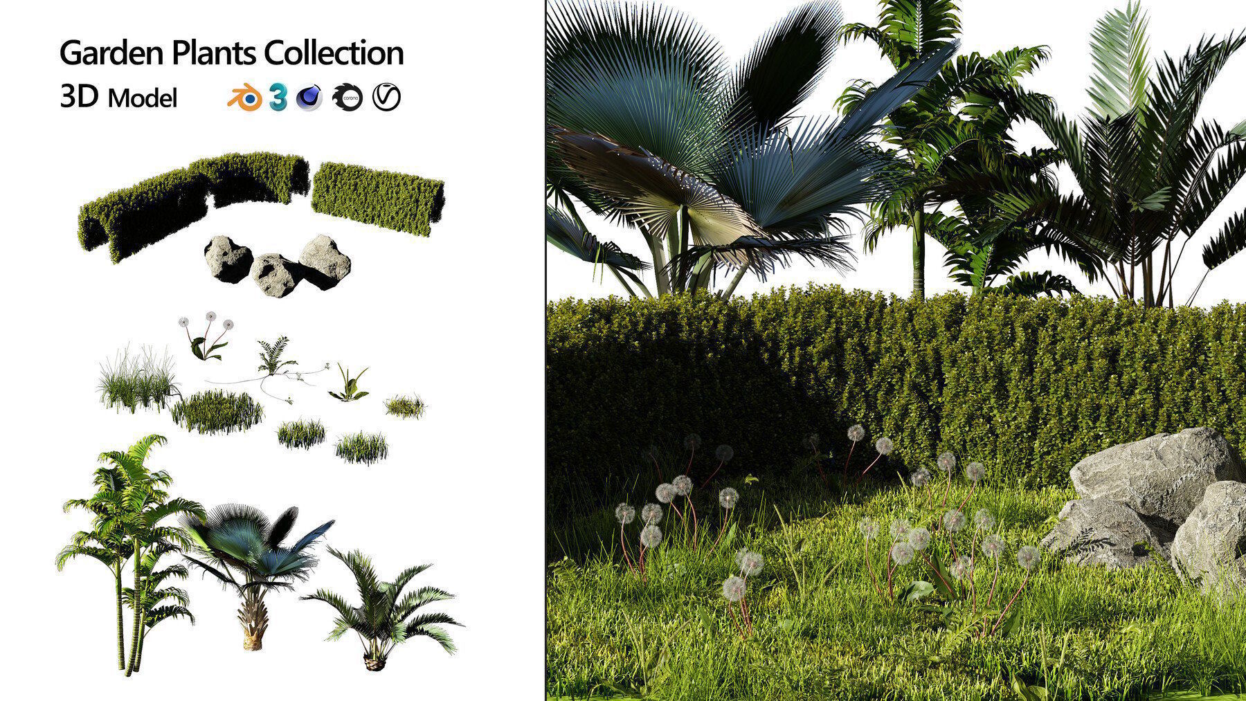39 High-Quality Landscape Design Assets 3D Model Collection_54