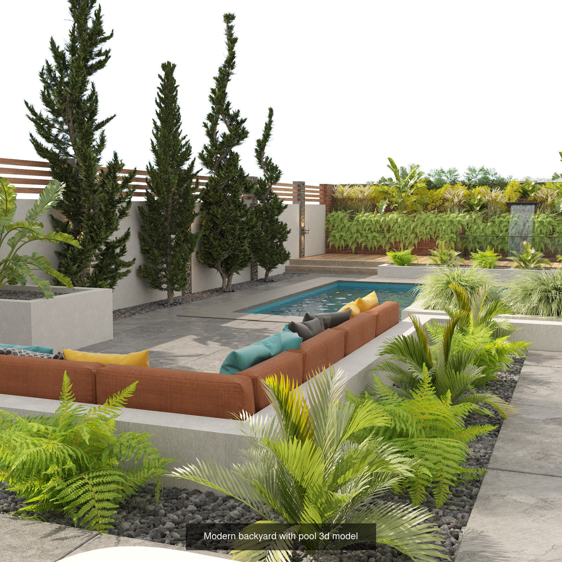 39 High-Quality Landscape Design Assets 3D Model Collection_49