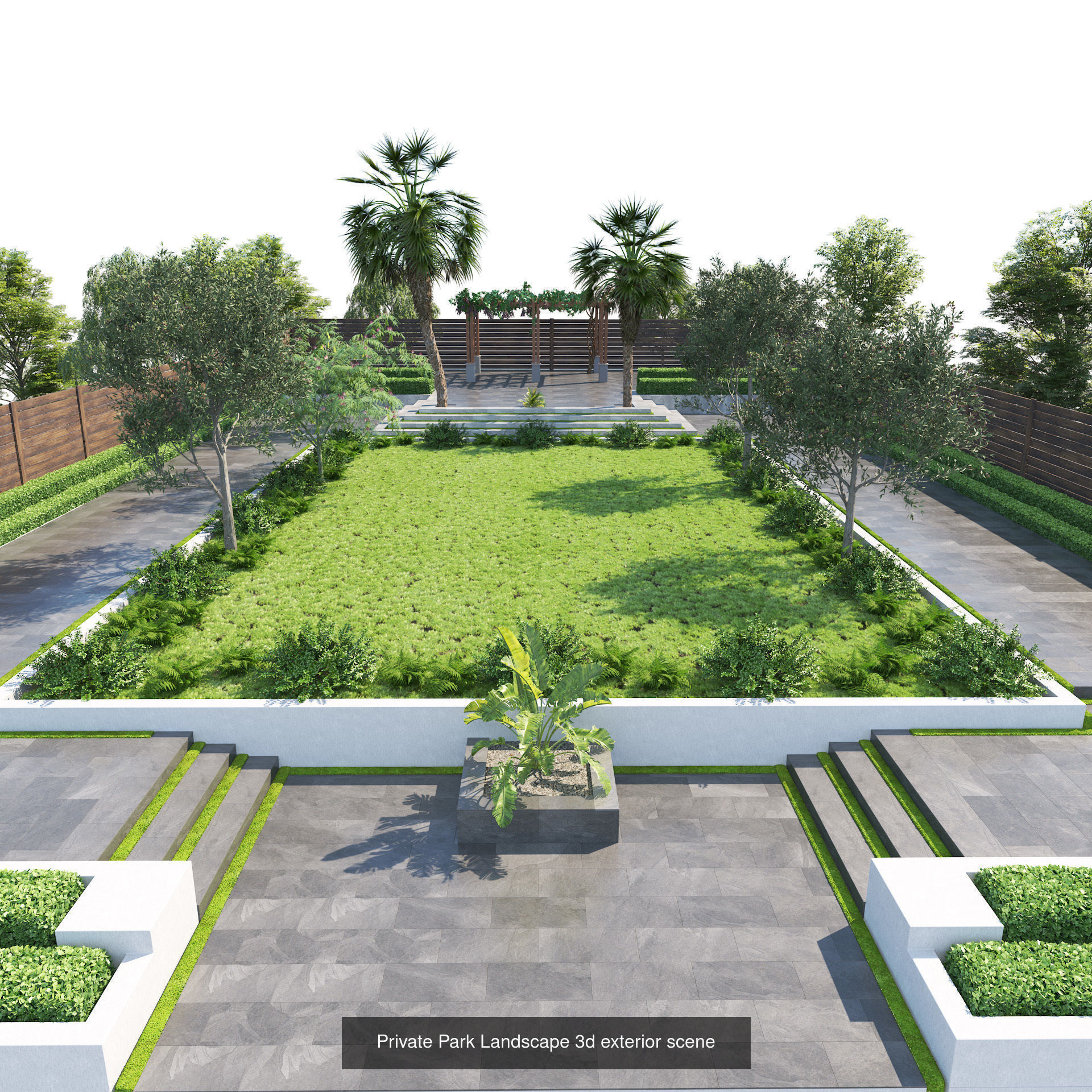 39 High-Quality Landscape Design Assets 3D Model Collection_33