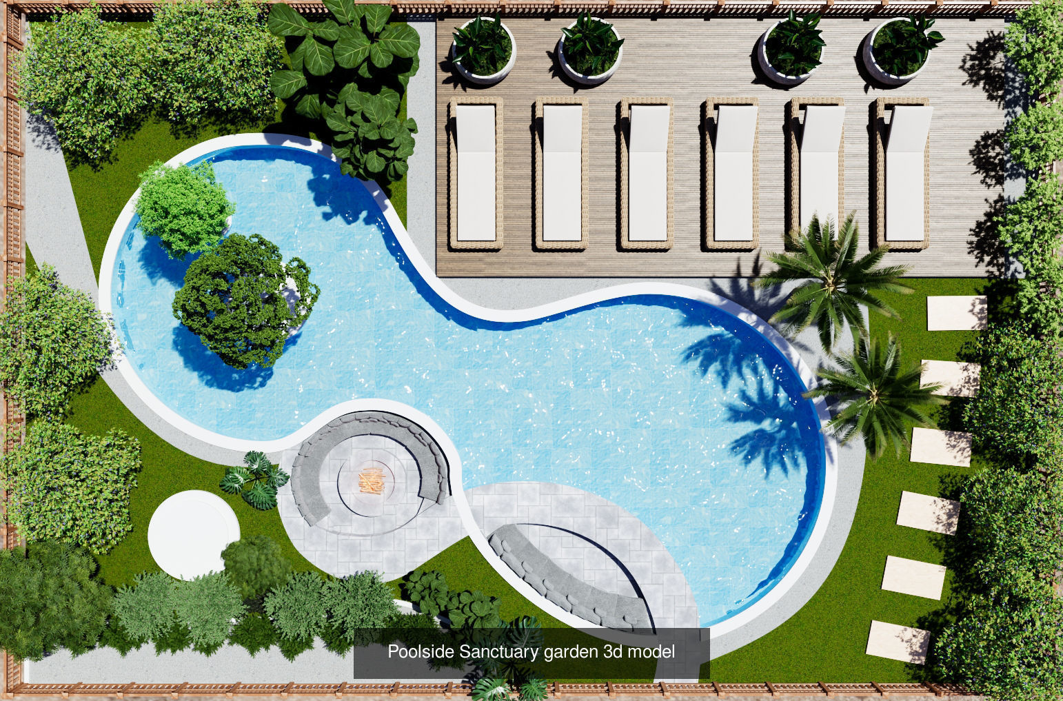 39 High-Quality Landscape Design Assets 3D Model Collection_83