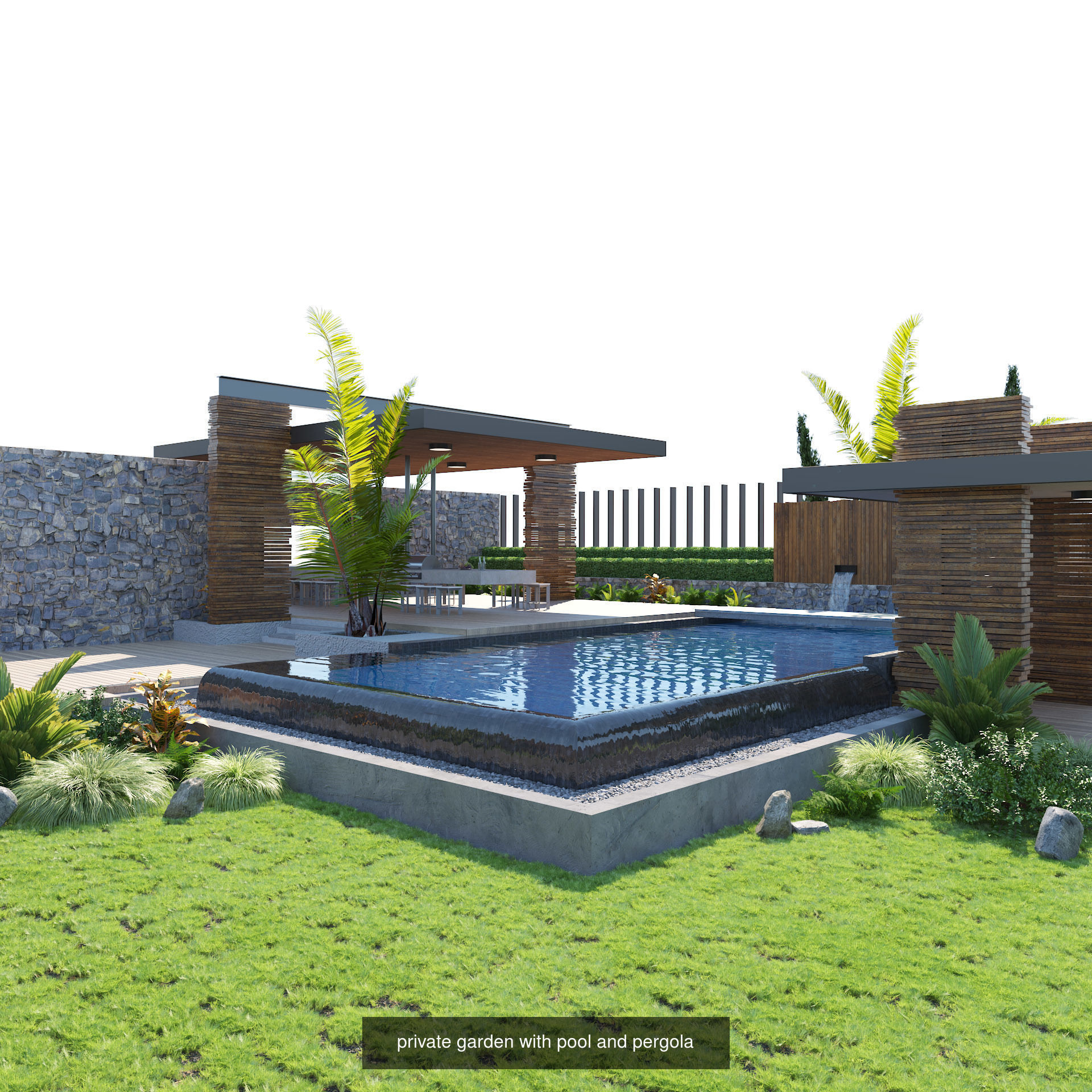39 High-Quality Landscape Design Assets 3D Model Collection_55