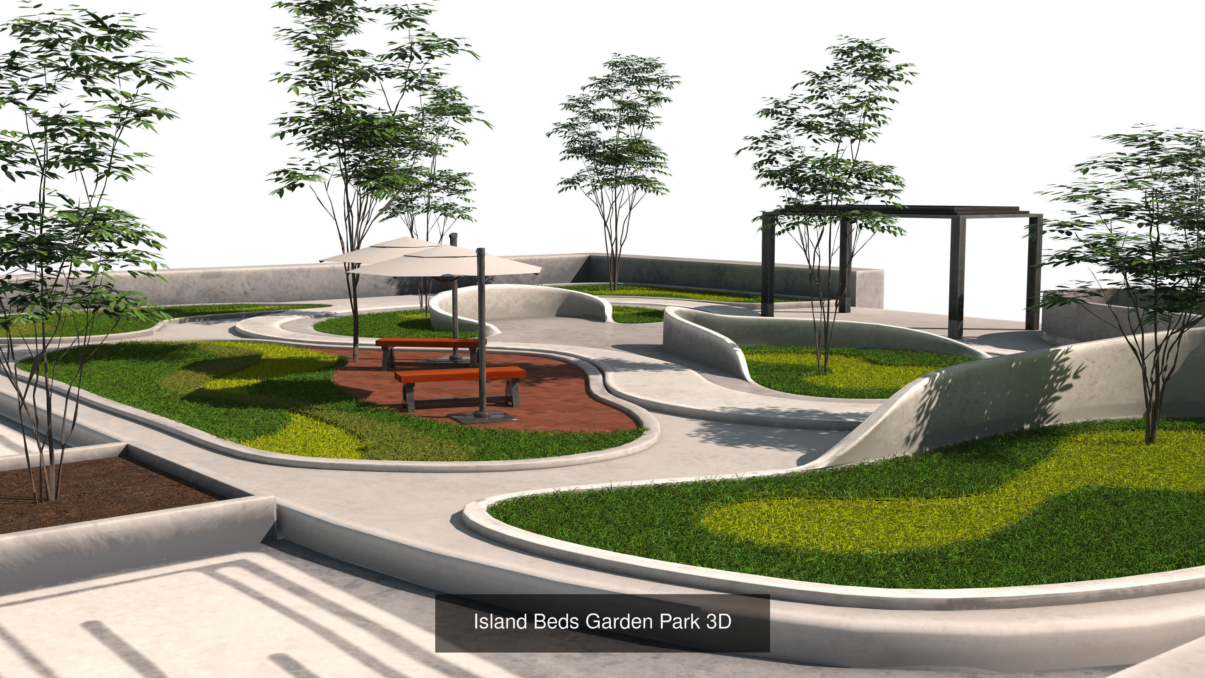 39 High-Quality Landscape Design Assets 3D Model Collection_85