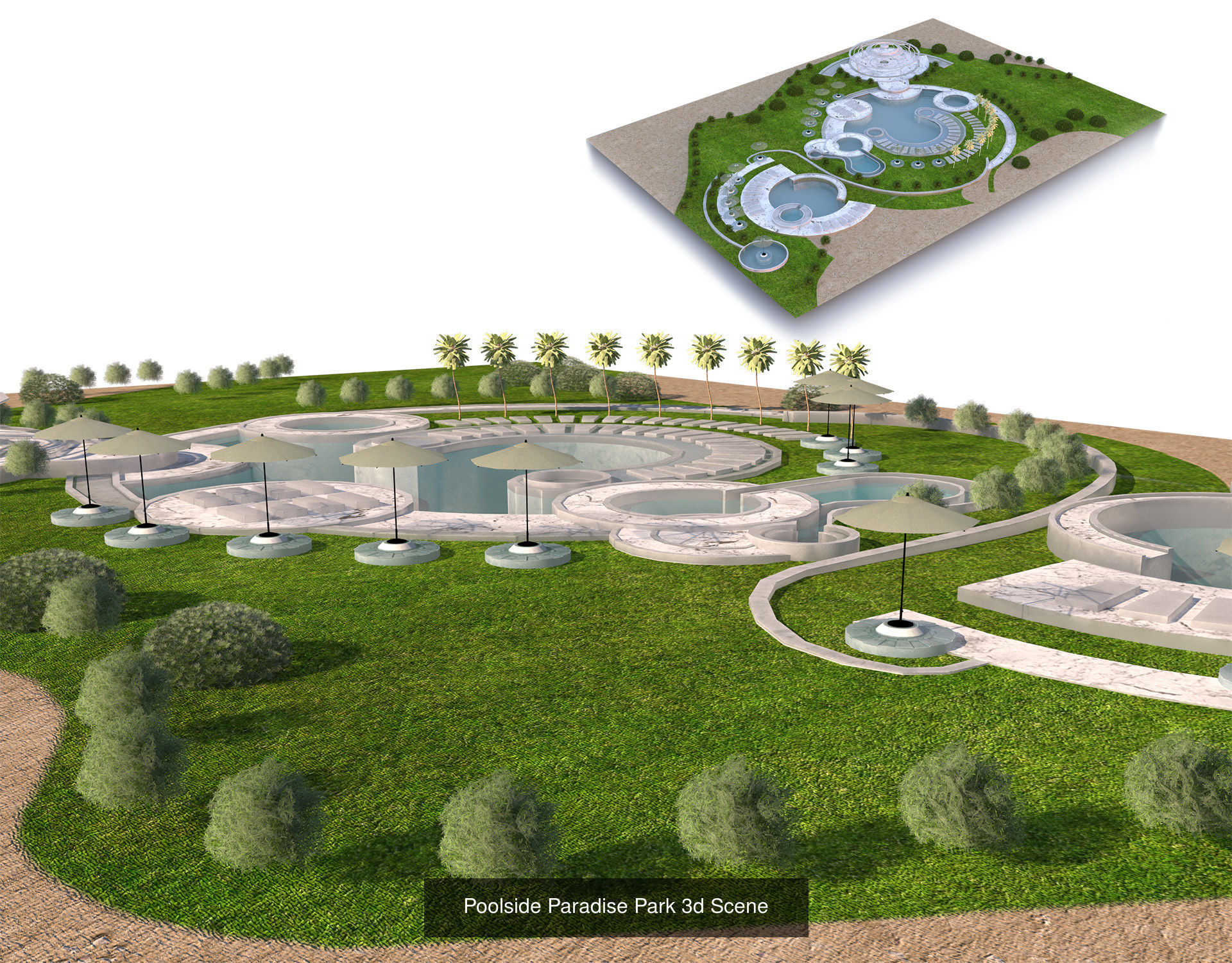 39 High-Quality Landscape Design Assets 3D Model Collection_97