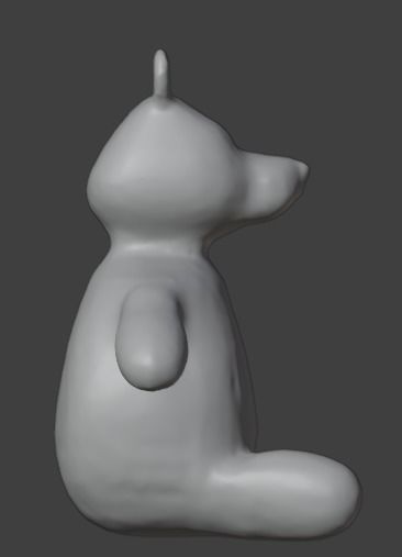 Boggie Toy Bear Low-poly 3D model_12