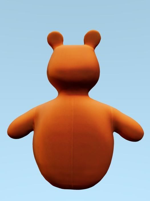 Boggie Toy Bear Low-poly 3D model_4