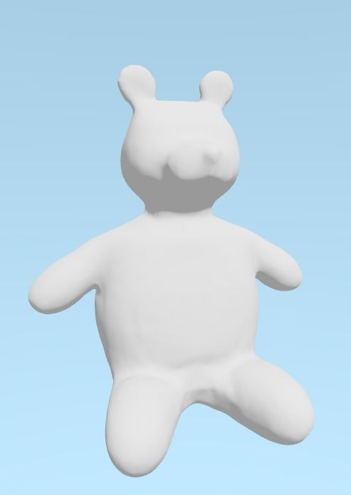 Boggie Toy Bear Low-poly 3D model_5