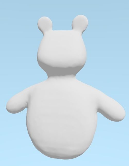 Boggie Toy Bear Low-poly 3D model_8