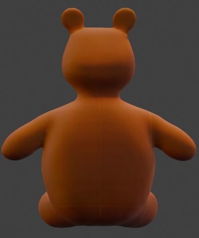 Boggie Toy Bear Low-poly 3D model_15