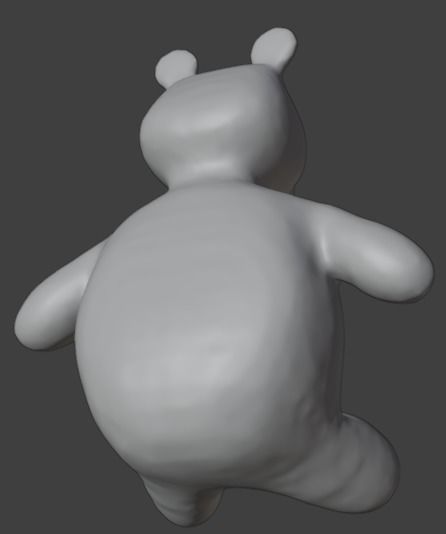 Boggie Toy Bear Low-poly 3D model_11