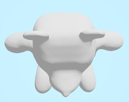 Boggie Toy Bear Low-poly 3D model_7