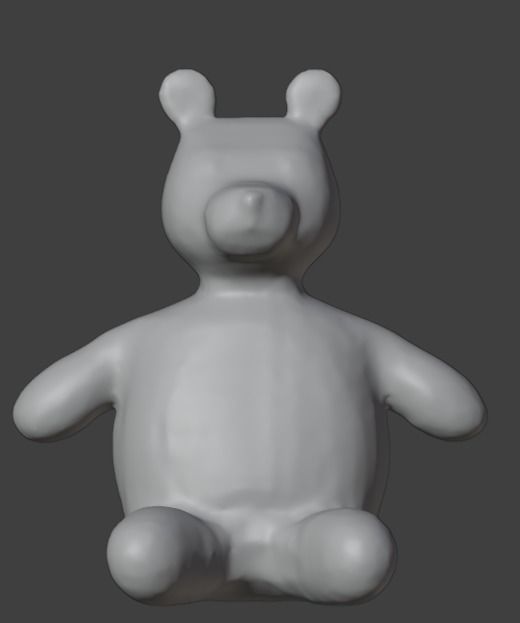 Boggie Toy Bear Low-poly 3D model_9