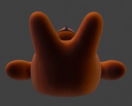 Boggie Toy Bear Low-poly 3D model_18