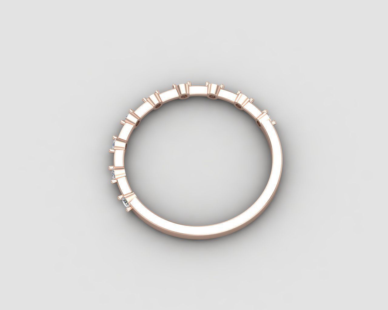 Minimal lightweight Node Ring 125-MW 3D print model_9