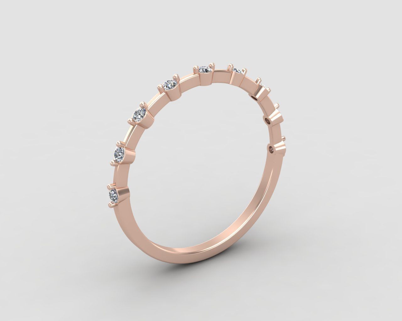 Minimal lightweight Node Ring 125-MW 3D print model_3