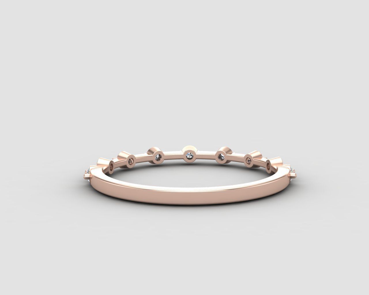 Minimal lightweight Node Ring 125-MW 3D print model_8