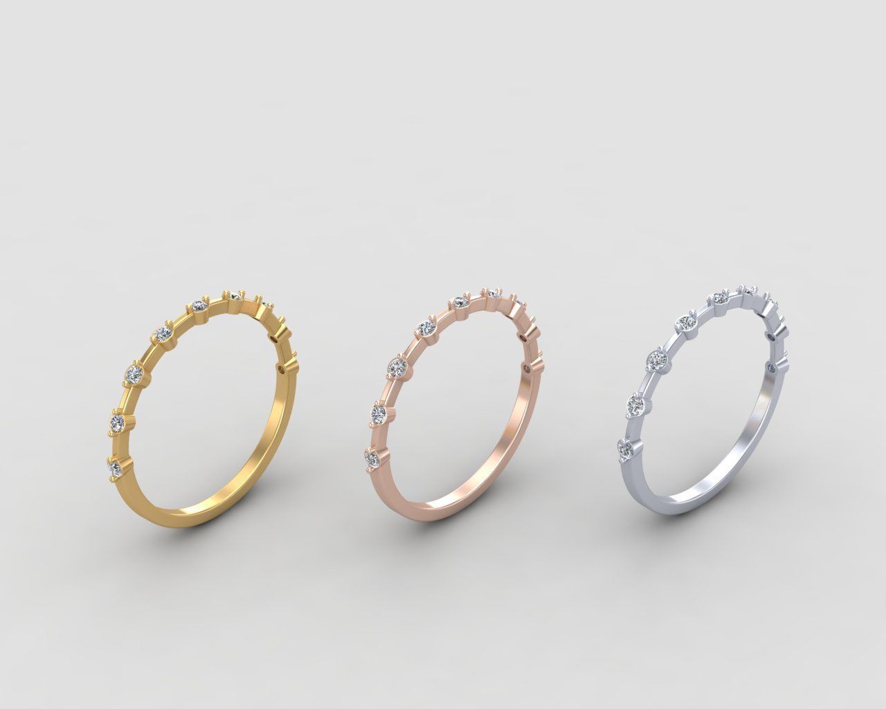 Minimal lightweight Node Ring 125-MW 3D print model_10