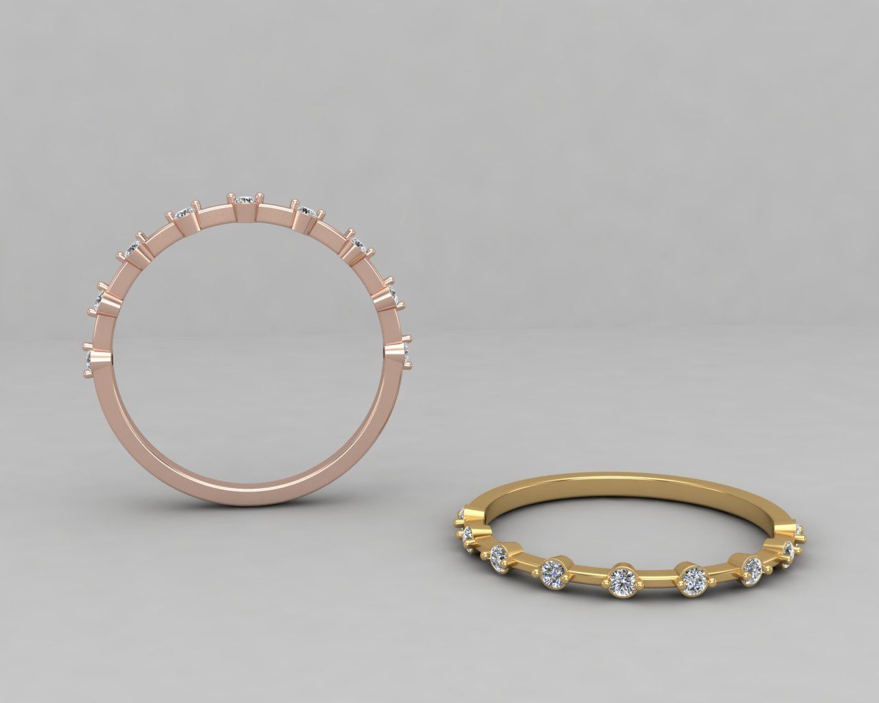 Minimal lightweight Node Ring 125-MW 3D print model_1
