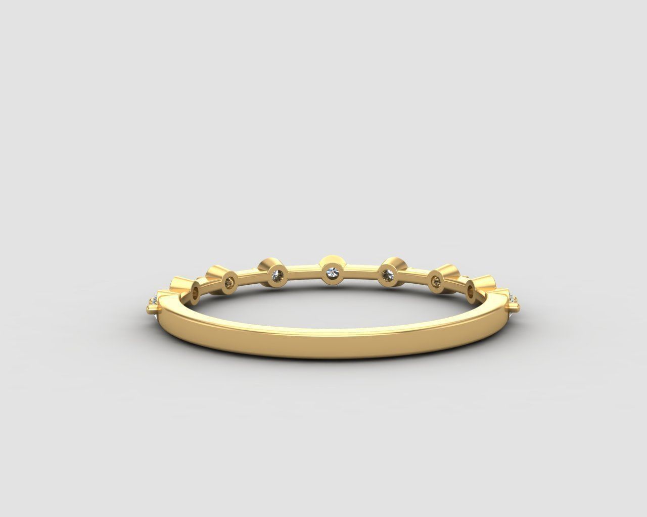 Minimal lightweight Node Ring 125-MW 3D print model_28