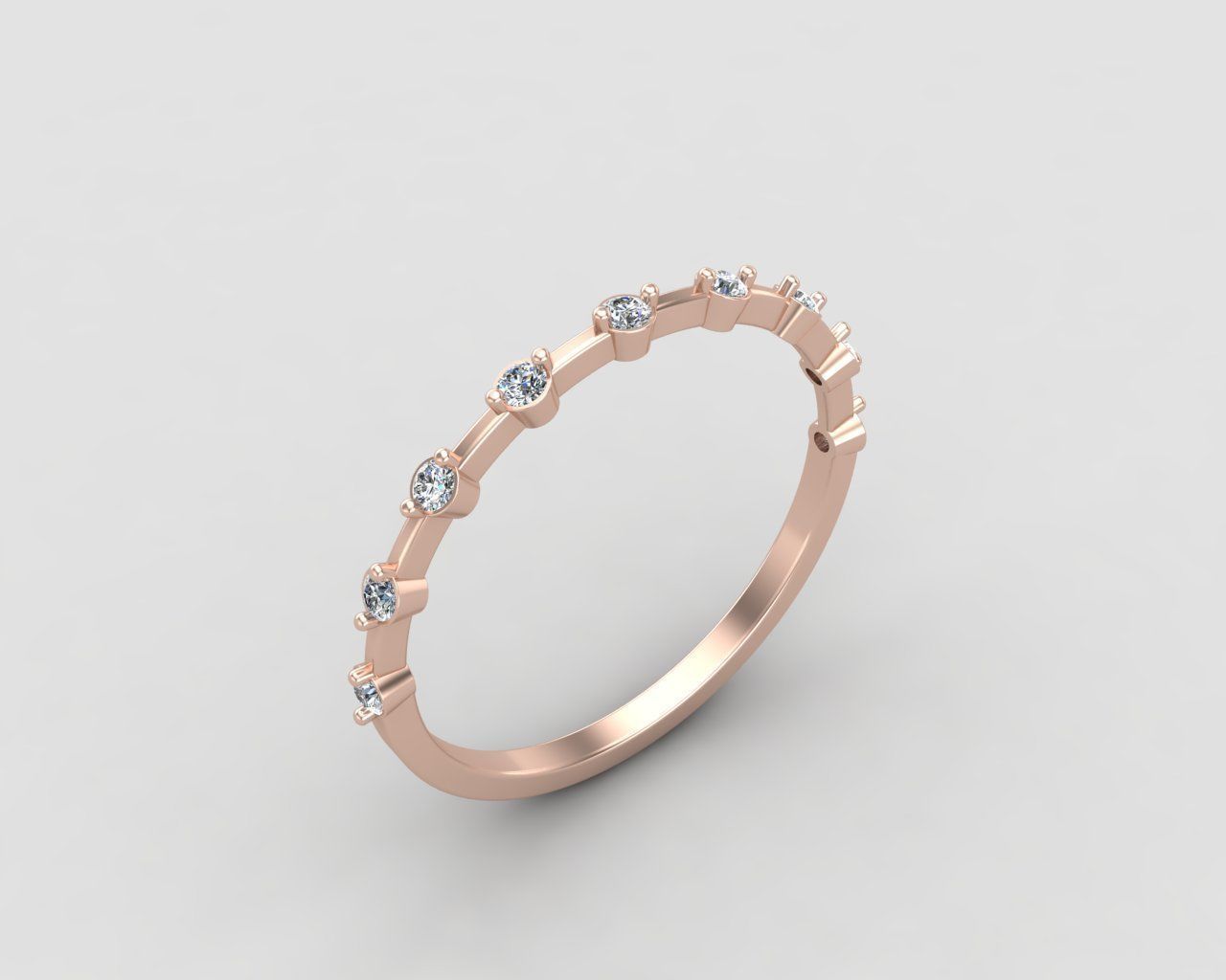Minimal lightweight Node Ring 125-MW 3D print model_4