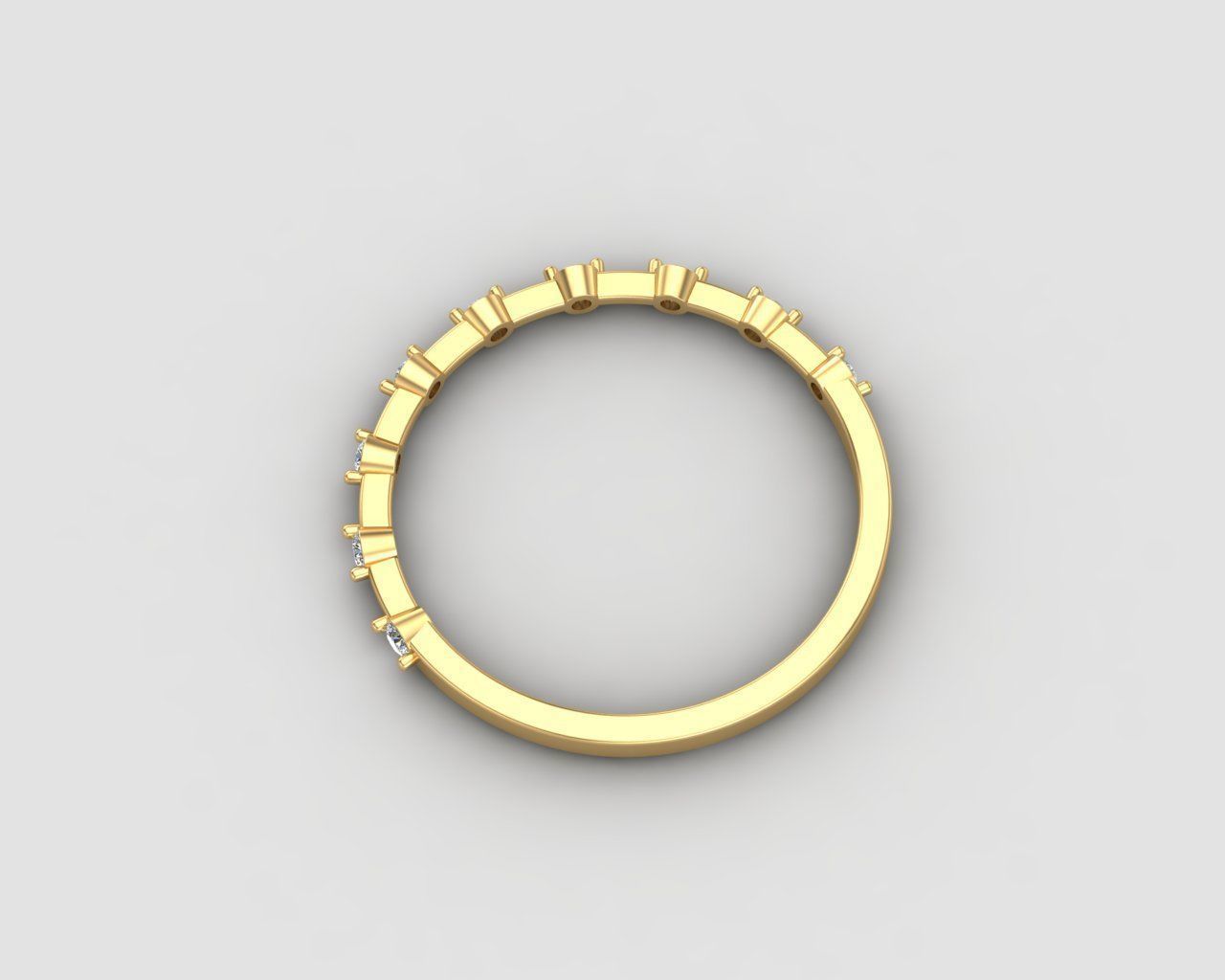 Minimal lightweight Node Ring 125-MW 3D print model_29