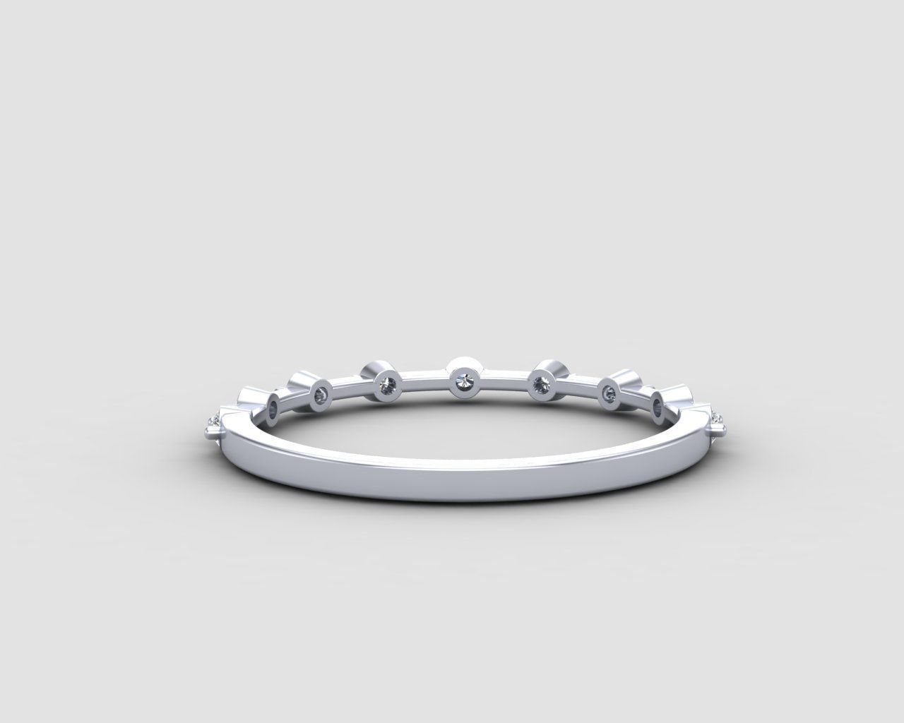 Minimal lightweight Node Ring 125-MW 3D print model_20