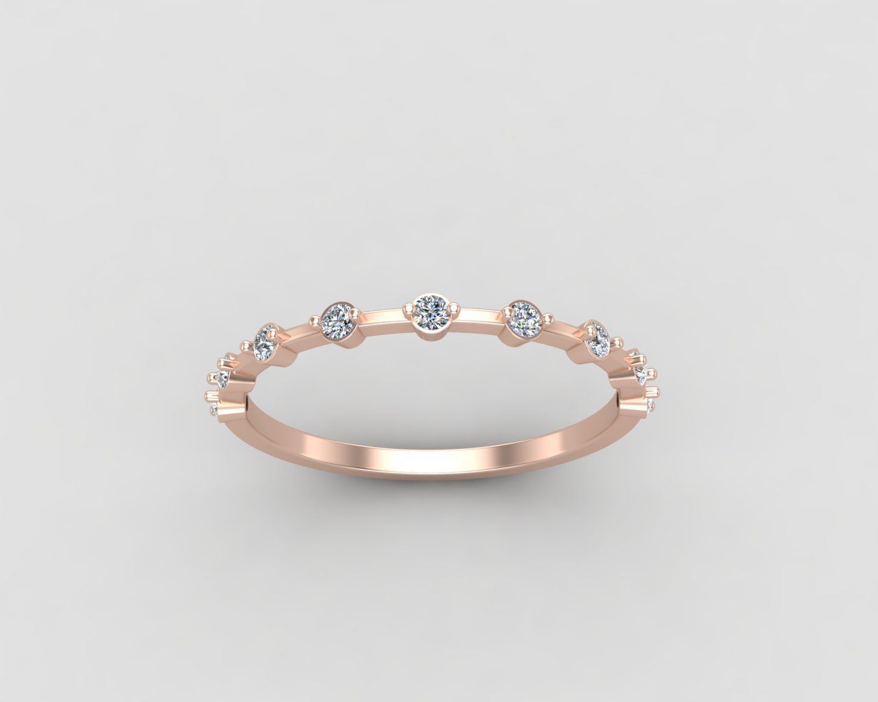 Minimal lightweight Node Ring 125-MW 3D print model_5