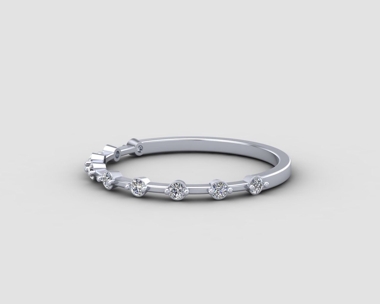 Minimal lightweight Node Ring 125-MW 3D print model_19