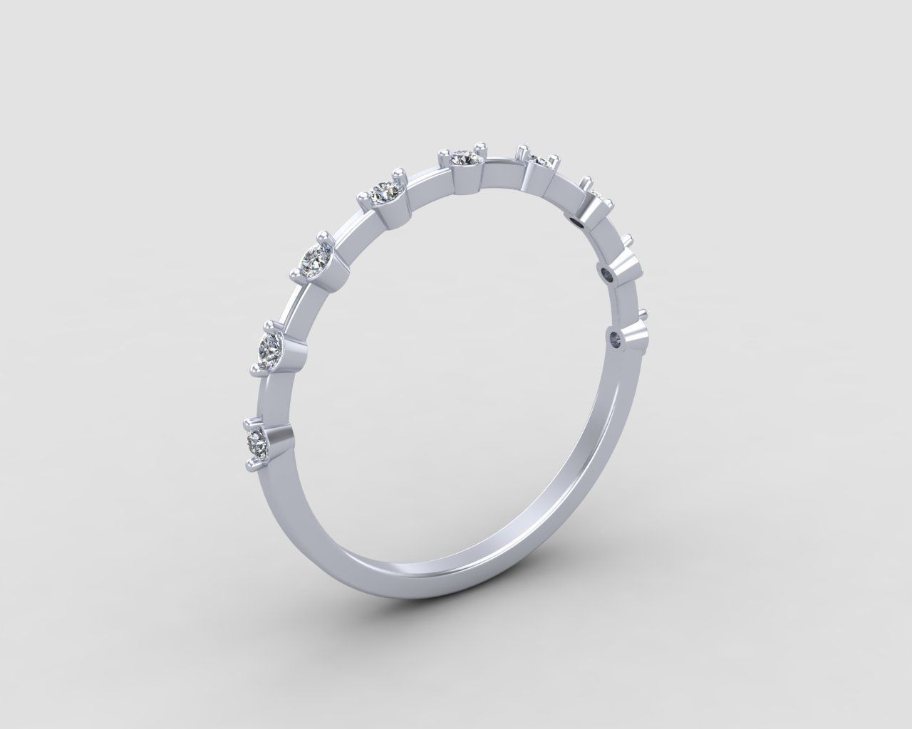 Minimal lightweight Node Ring 125-MW 3D print model_14