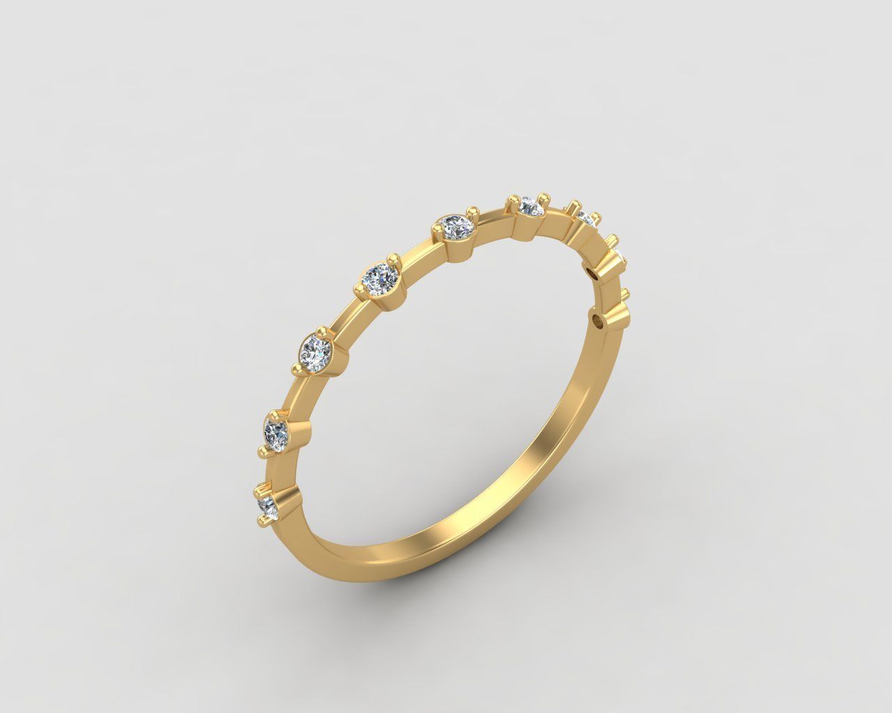 Minimal lightweight Node Ring 125-MW 3D print model_23