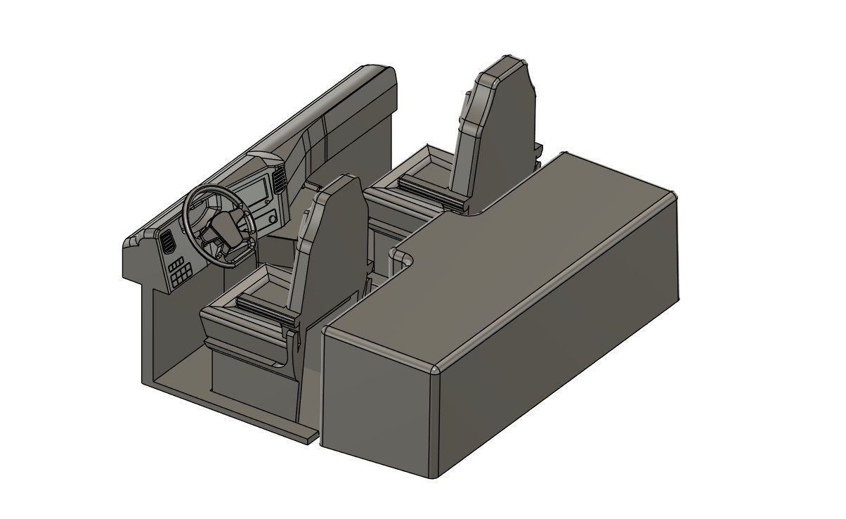Printable truck model kit scania s730 3D print model_15
