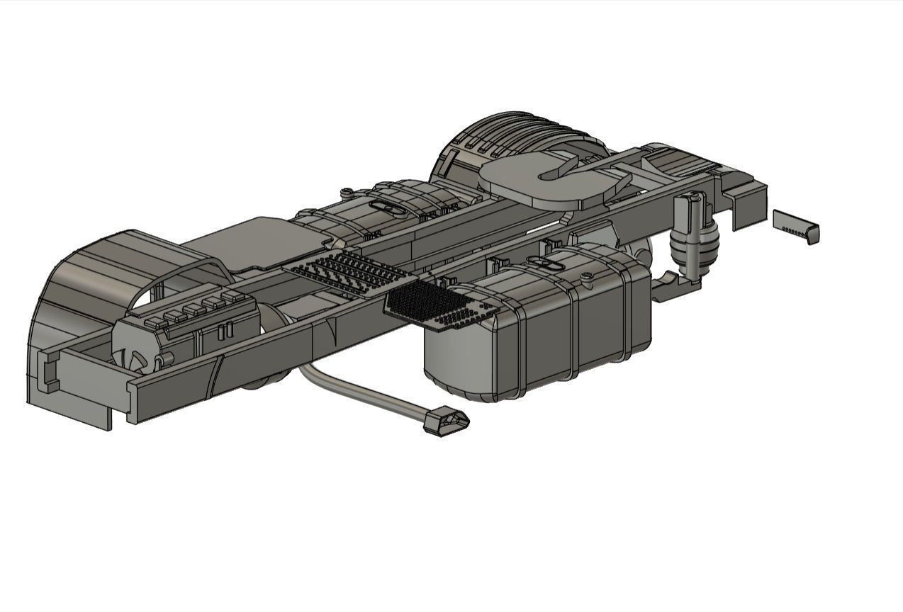 Printable truck model kit scania s730 3D print model_12