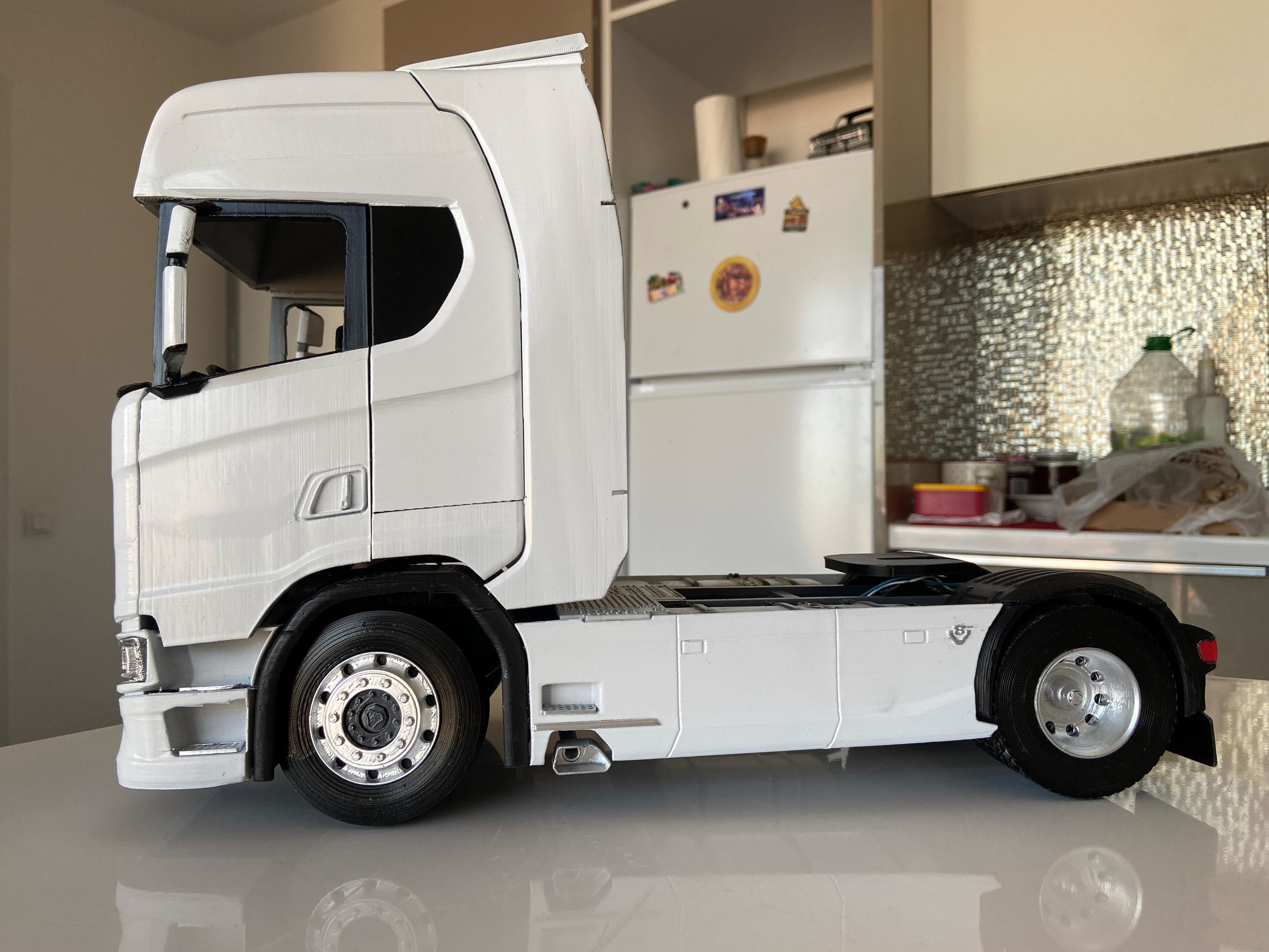 Printable truck model kit scania s730 3D print model_2