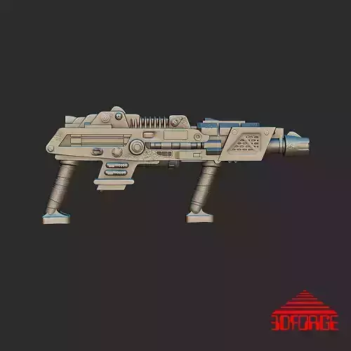 Laser Rifle MOTU Classics-Masterverse Scale for Custom 3D print model