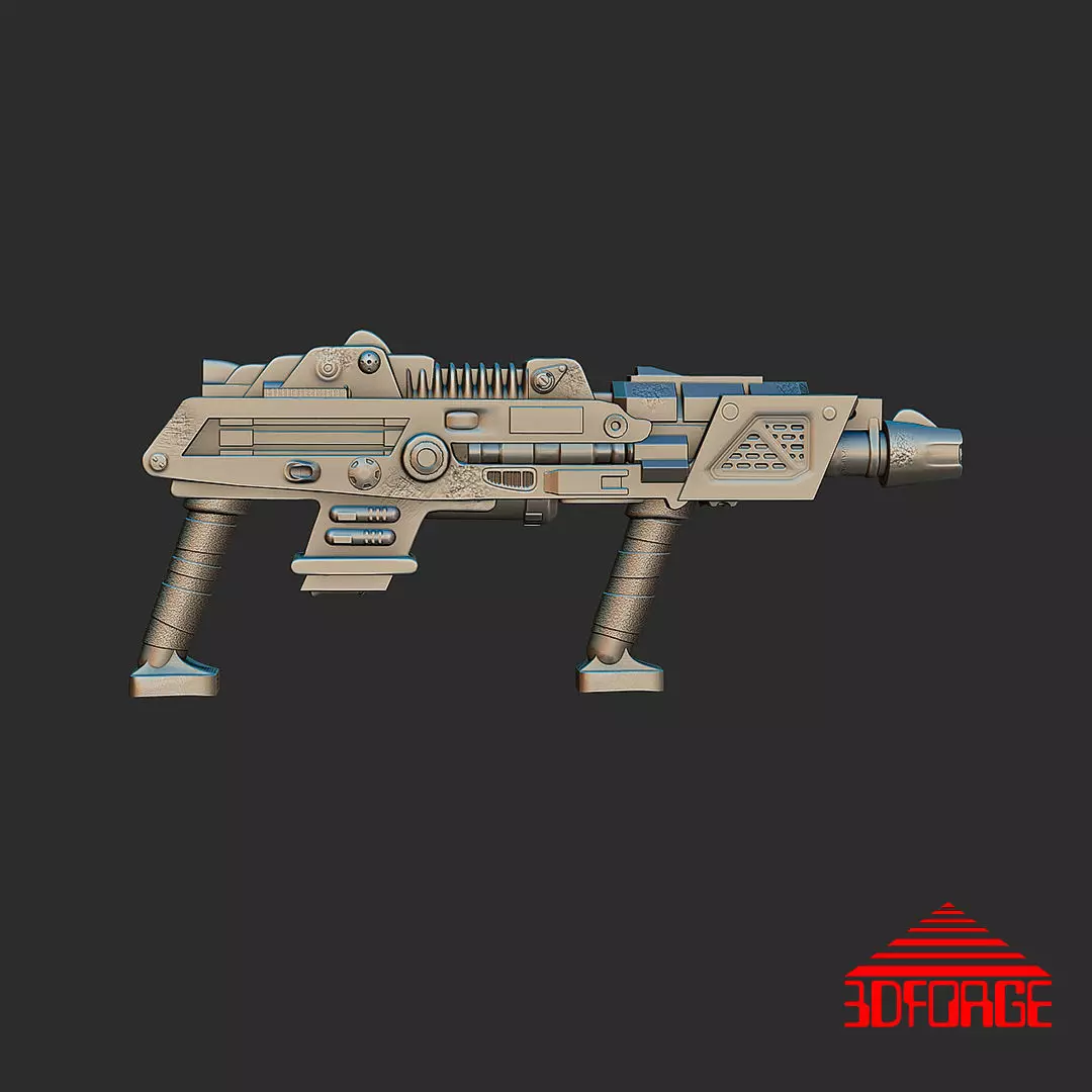 Laser Rifle MOTU Classics-Masterverse Scale for Custom 3D print model_0