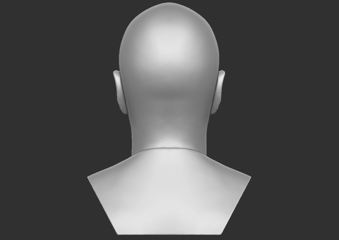 Dave Chappelle bust ready for 3D printing 3D print model_12