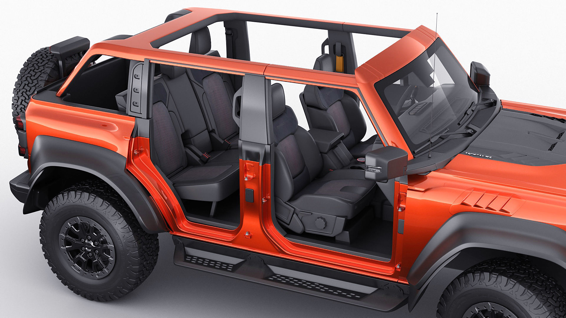 Bronco  2022 Raptor 3D model_6