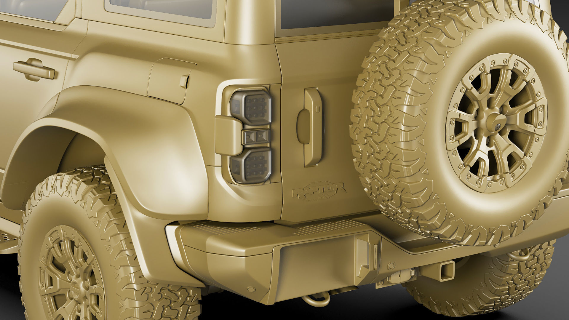 Bronco  2022 Raptor 3D model_29